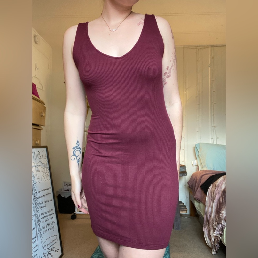 Red wine bodycon
